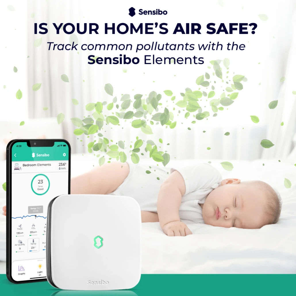 Sensibo Elements – Smart Inneklimakvalitetsmonitor