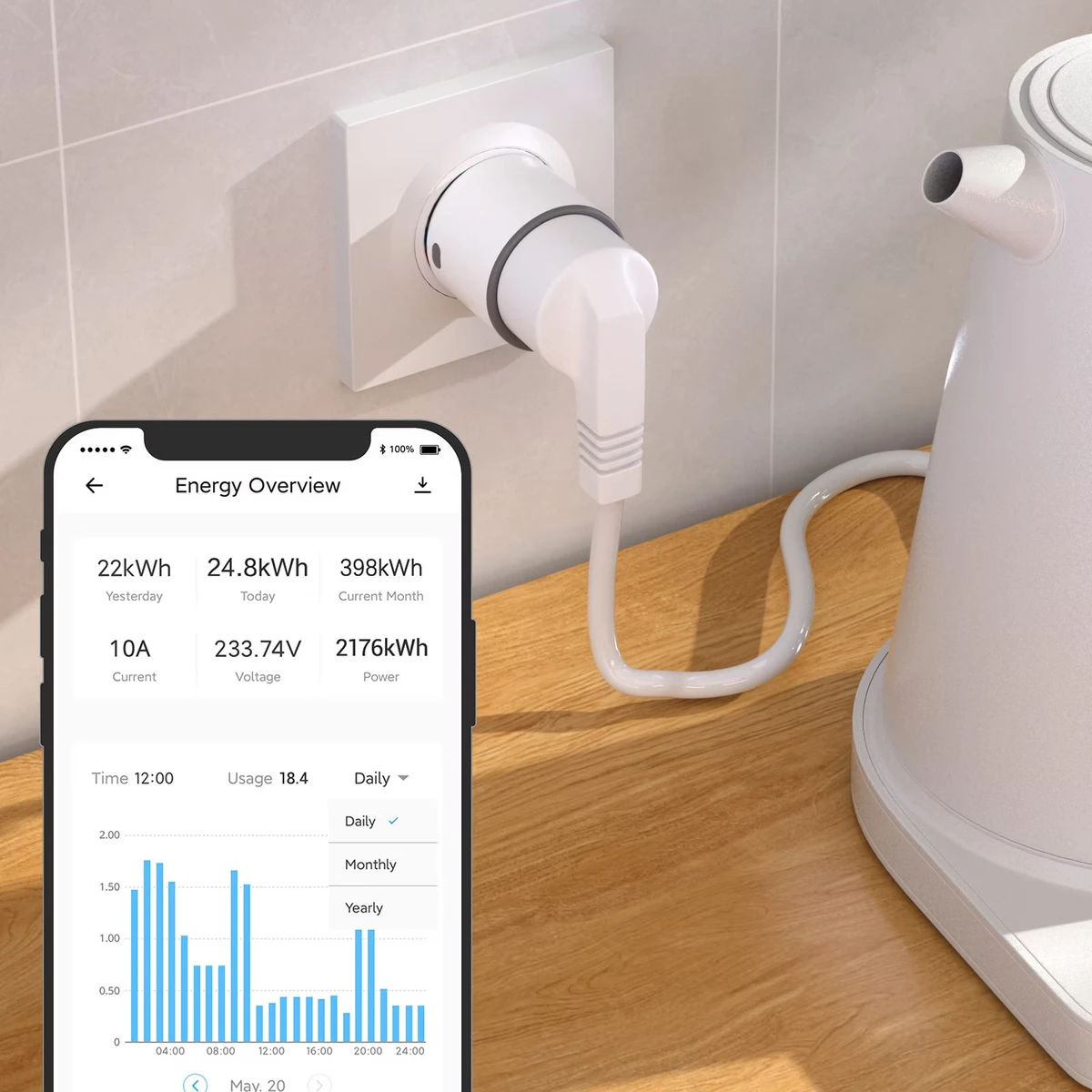 Sonoff smartplugg, Zigbee – S60ZBTPF