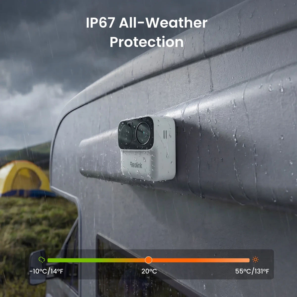 Reolink Argus MagiCam B210 - 2MP WiFi batterikamera - Hvit