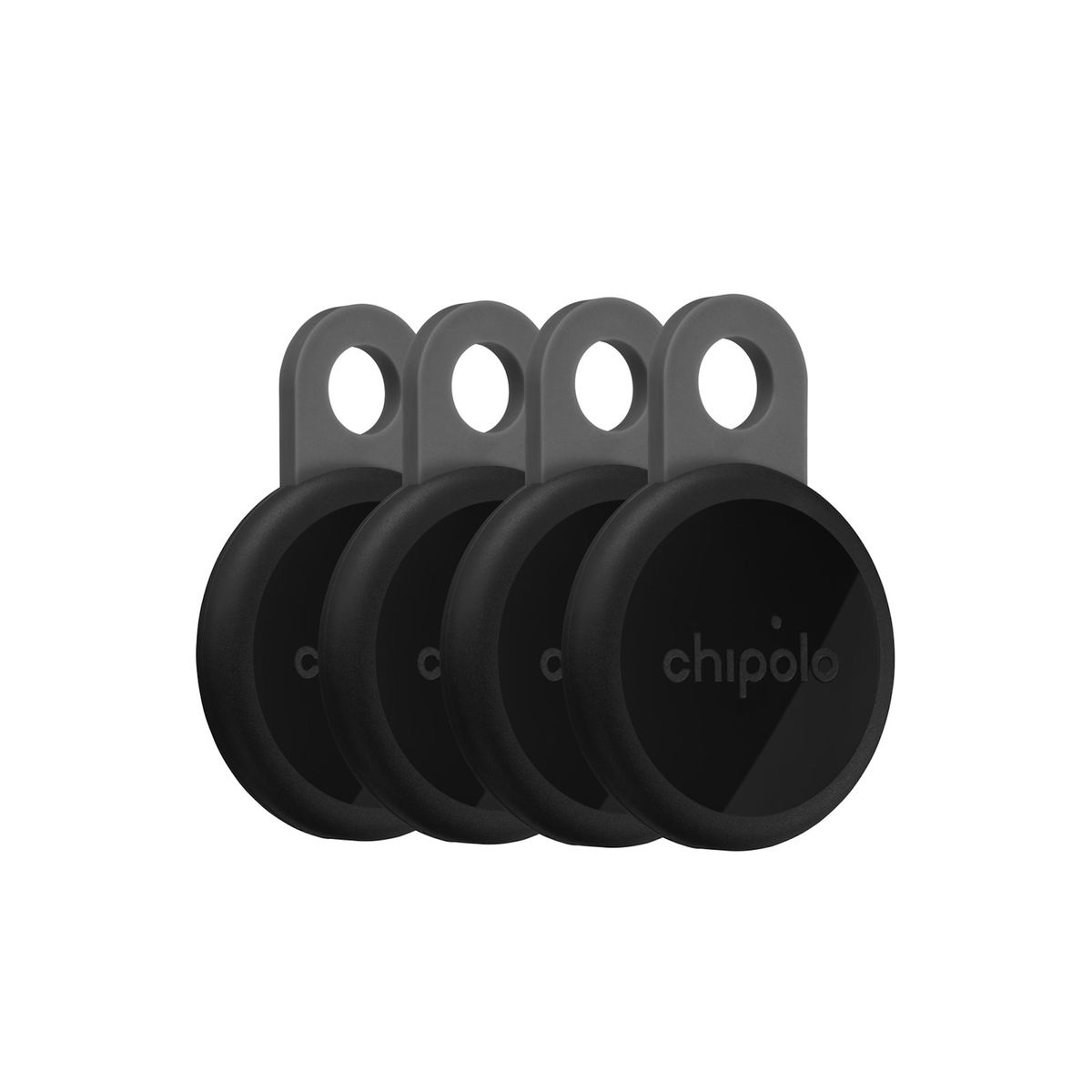 Chipolo LOOP, 4-Pakning, sort