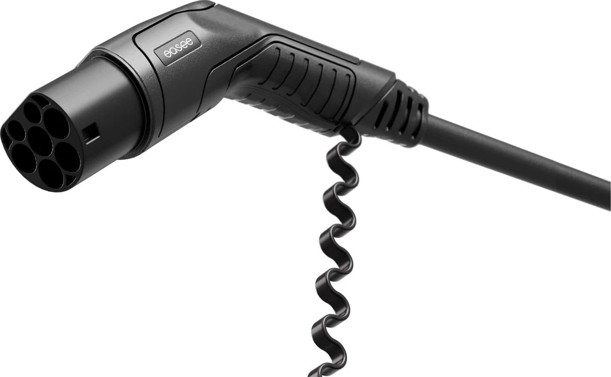Easee Ladekabel Type 2, 32A, 3-fas, 7,5 m