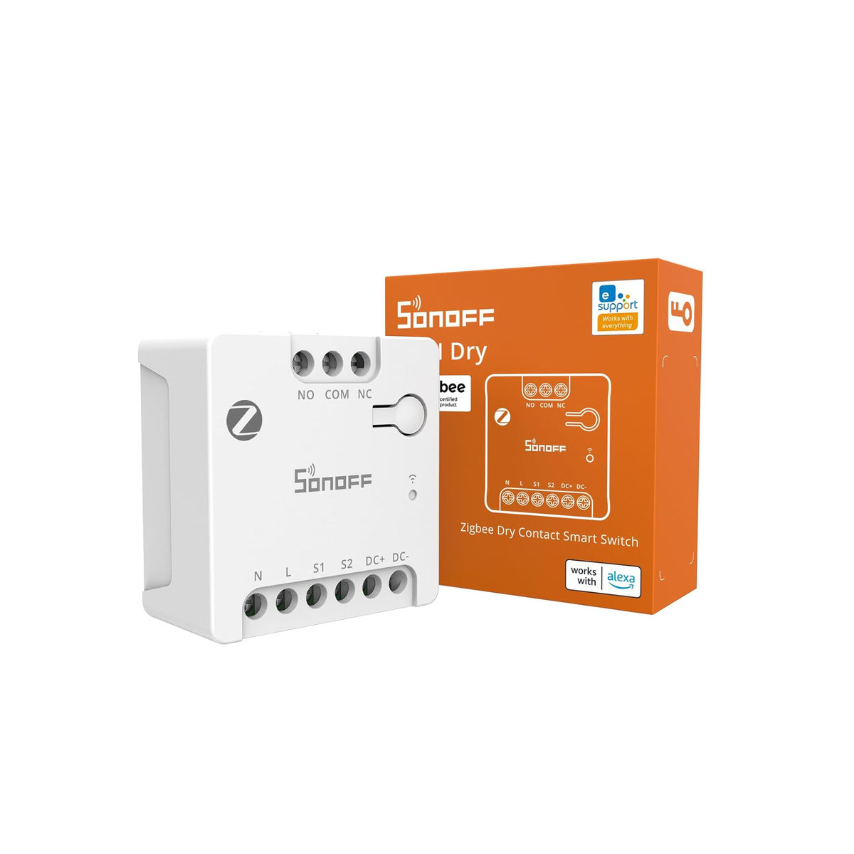Sonoff potensialfritt smartrelé, Zigbee - MINI-ZBD